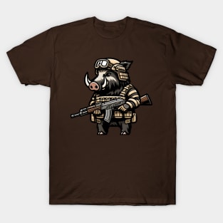 Tactical Wild Boar Adventure Tee: Unleash the Beast Within T-Shirt